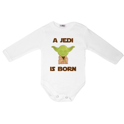 Carra Jedi is born бебешко боди